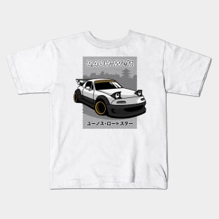 JDM car mazda miata rauh-welt Kids T-Shirt